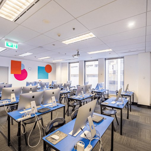 Aula de informática de ACBI en el CBD de Sídney