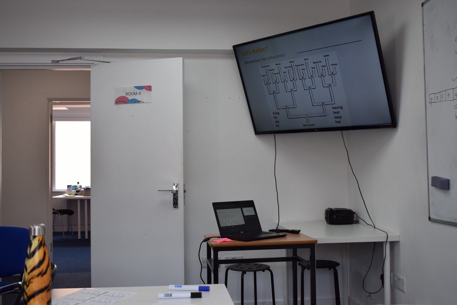Aulas con Smart TV para clases interactivas