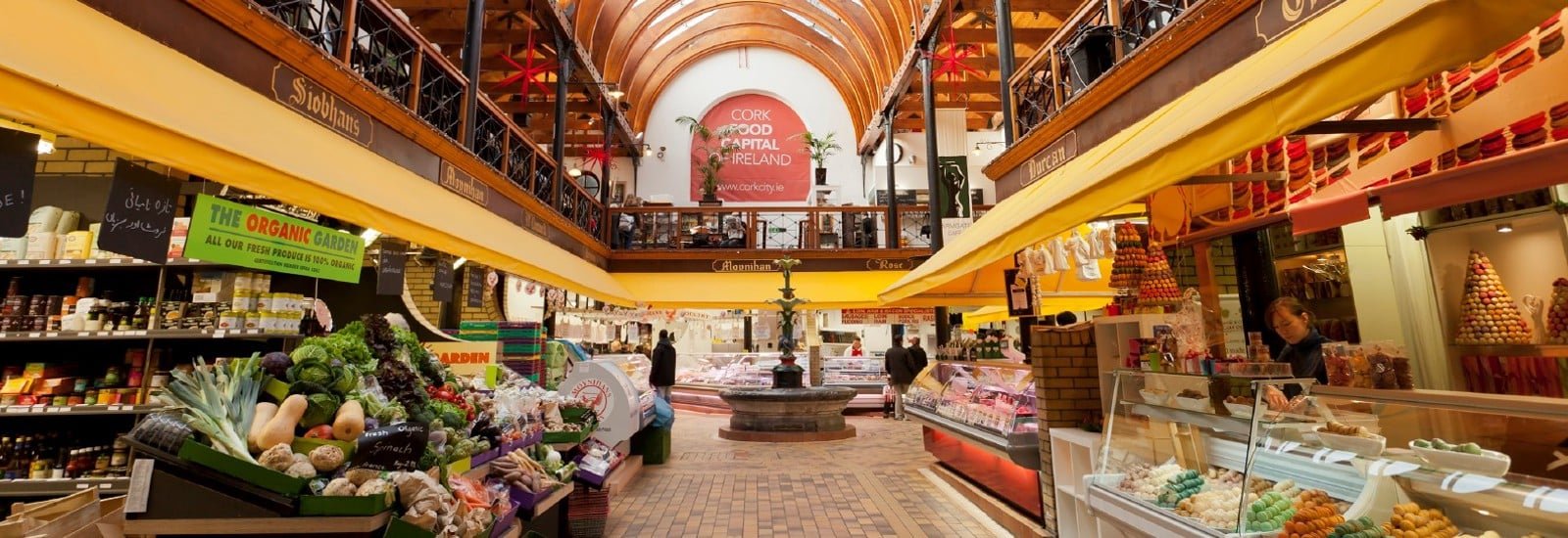 El English Market, en el centro de Cork