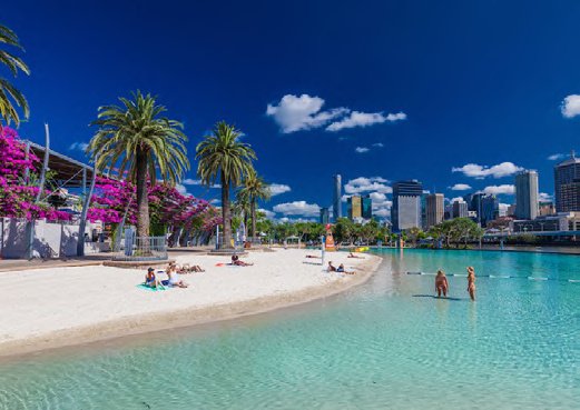 Streets Beach, la playa urbana de South Bank
