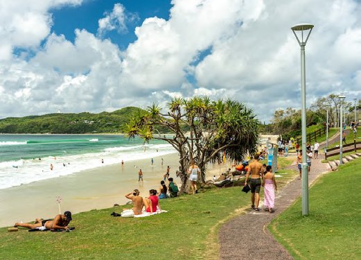 La costanera de Byron Bay