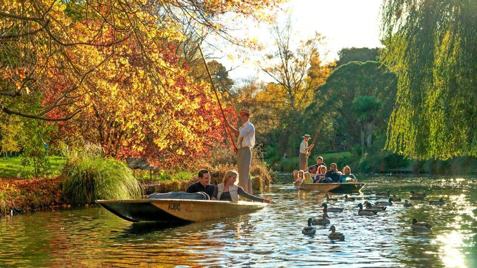 El río Avon, en la «ciudad jardín»